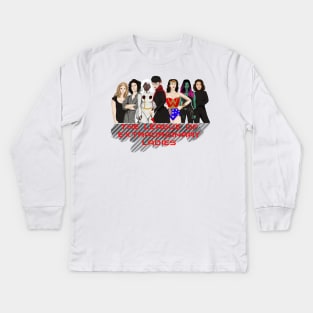 League of Extraordinary Ladies Kids Long Sleeve T-Shirt